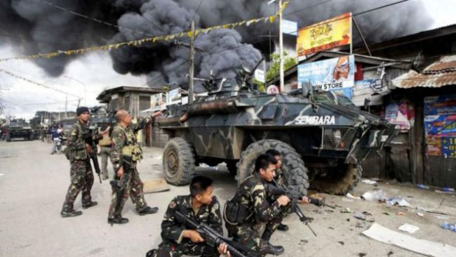 菲律宾军方称打死12名武装分子 南岛激战再传捷报