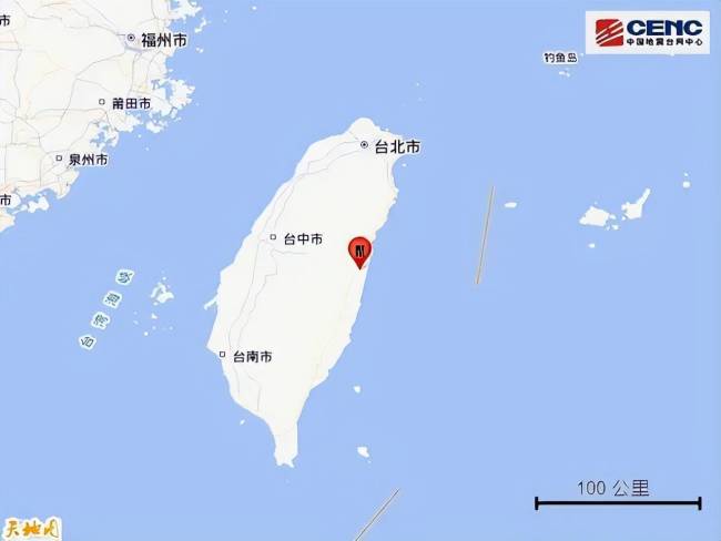 台湾东部海域连发两次5级以上地震 专家称独立事件，影响轻微