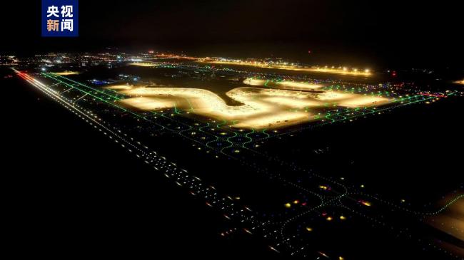 蘭州中川國際機場三期擴建工程飛行區亮燈