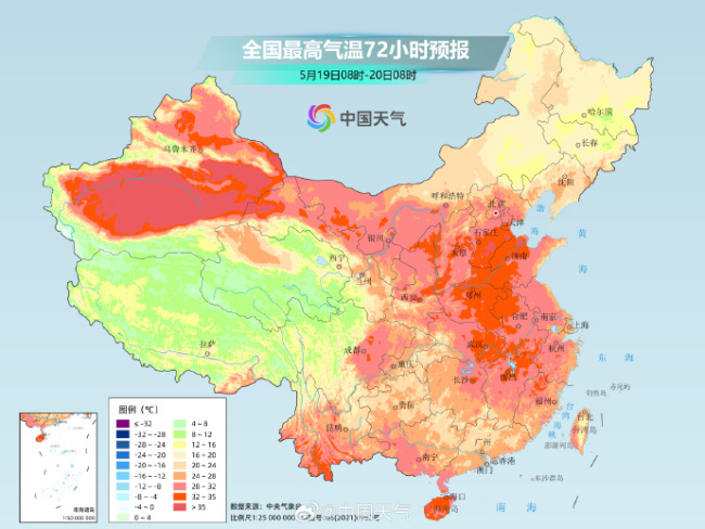 热力升级！北方今年首轮大范围高温来袭，新疆局地将超40℃