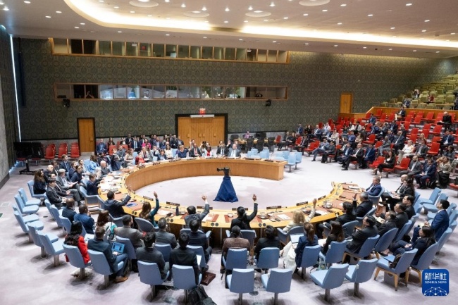 联合国安理会通过决议呼吁在加沙地带实现停火