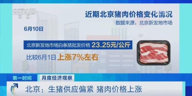 每斤涨了3-5元 猪肉价格6月以来再次上涨 端午节后频创新高