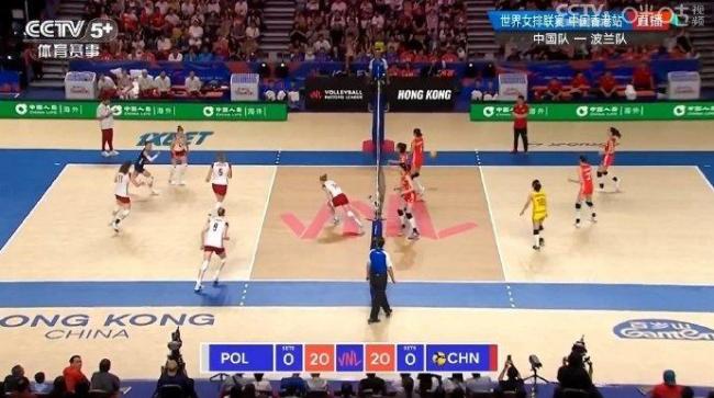 中国女排1比0波兰女排