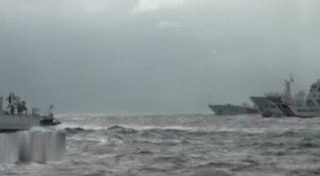 日船只进入钓鱼岛领海 中国海警驱离 海警依法警告捍卫主权