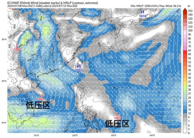 太平洋再现密集预测线，确定酝酿新台风？7月或迎风暴活跃期