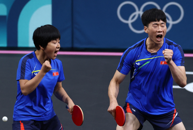 朝鲜4-3中国香港晋级乒乓球混双决赛 决赛静待中韩对决