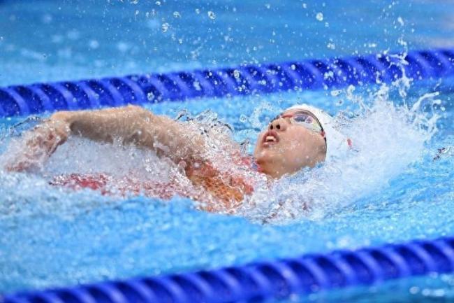 彭旭玮获女子200米仰泳第六名