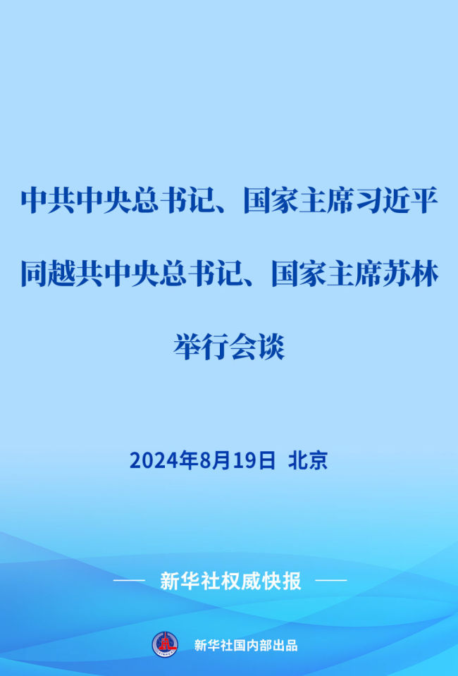 习近平同越共中央总书记、国家主席苏林会谈