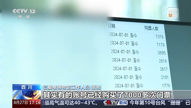 1个账号1个月参观7000次三星堆？黄牛乱象一治到底