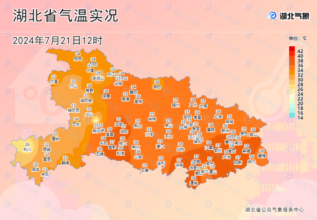 湖北热到全国第一 赤壁高温夺魁