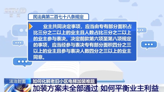 众口难调 老旧小区电梯加装难题如何化解？