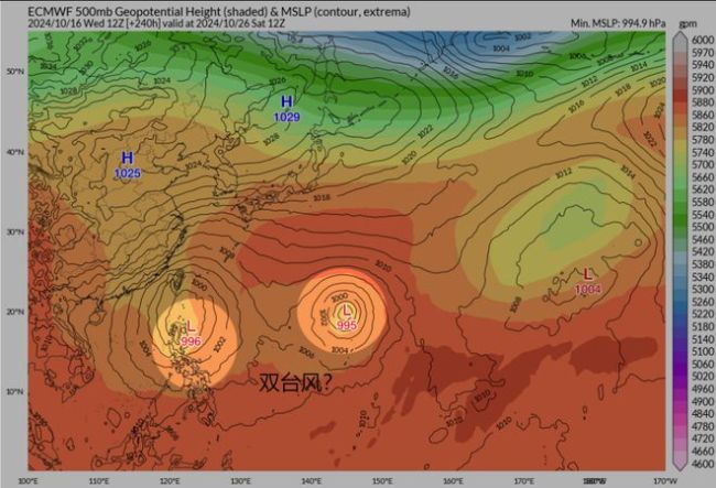 新台风即将生成 双台风共舞局面或将出现