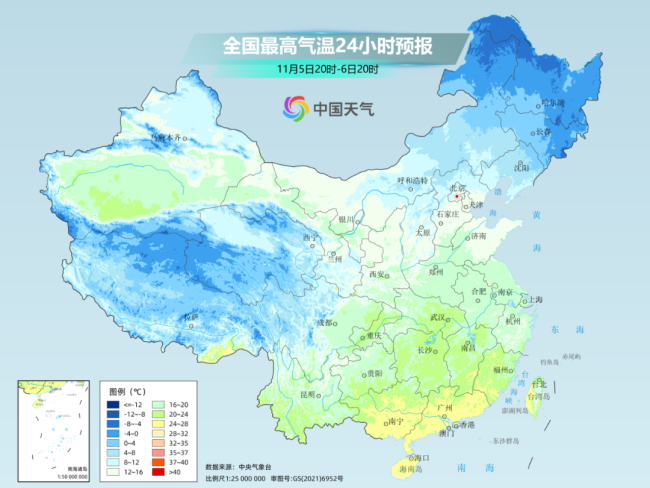 南方人颤抖吧！6日早晨多地气温将降至近期低点 