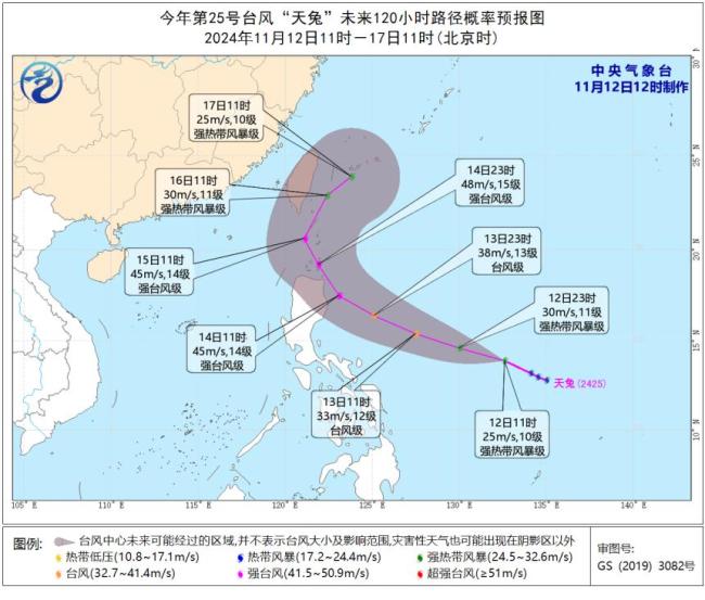 11月海上4台风共舞 罕见“四台共舞”现象