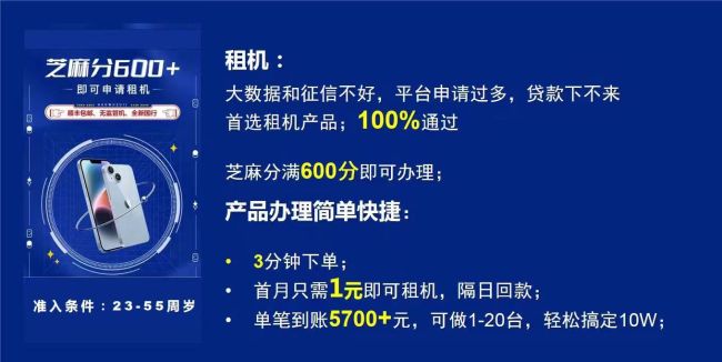 男子4个多月租20多部手机欠下10万 陷入“手机贷”陷阱