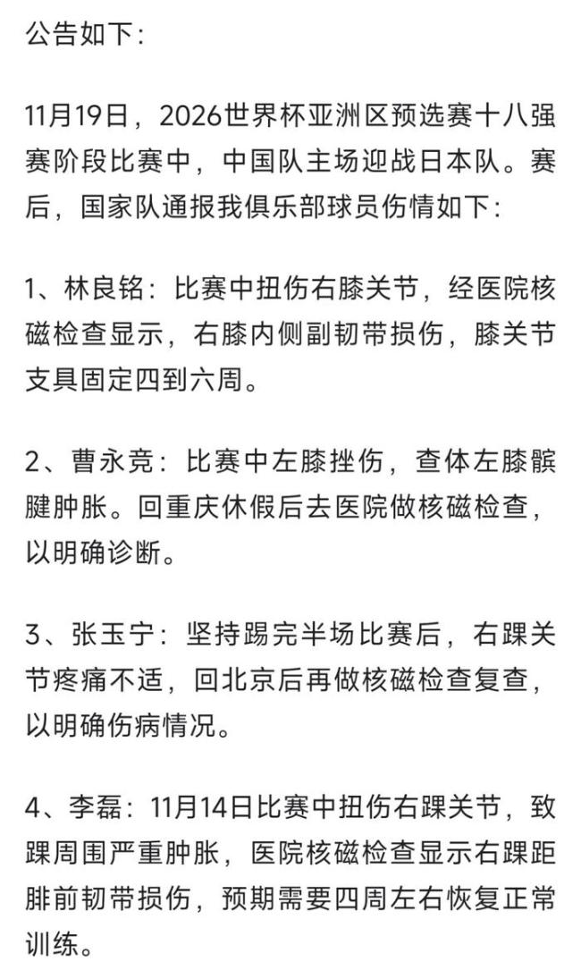 那么多国脚受伤 为何只消海港武磊被质疑？