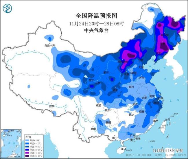 预警升至黄色，寒潮每每出现意味着冷冬要来了？