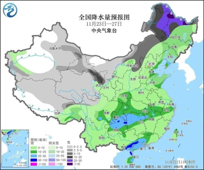 速冻！寒潮启动影响！哪些地区要珍贵？ 中东部气温立异低