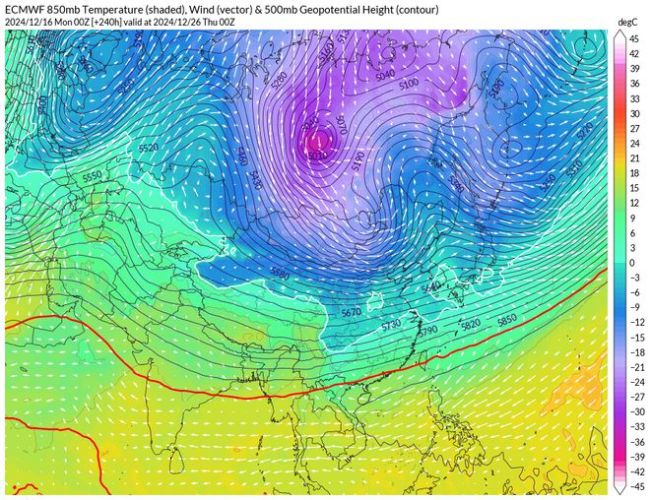 大范围干冷扩大或全国无雨，大面积雨雪酝酿中？分析：取决于台风