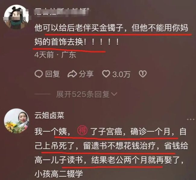 父亲换母亲遗物儿子为母发声 怀念与愤怒交织