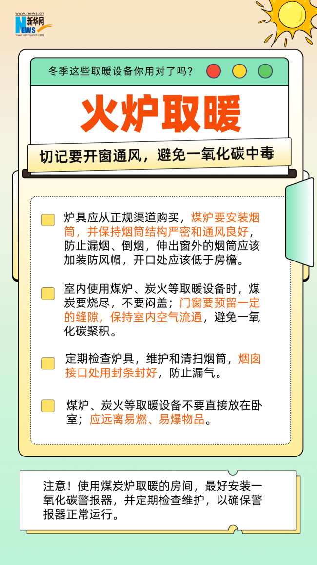 聚焦供暖季丨安全过冬 居家防火这些细节要注意