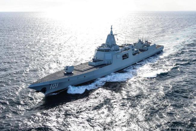 “万吨大驱”南昌舰,入列5周年!