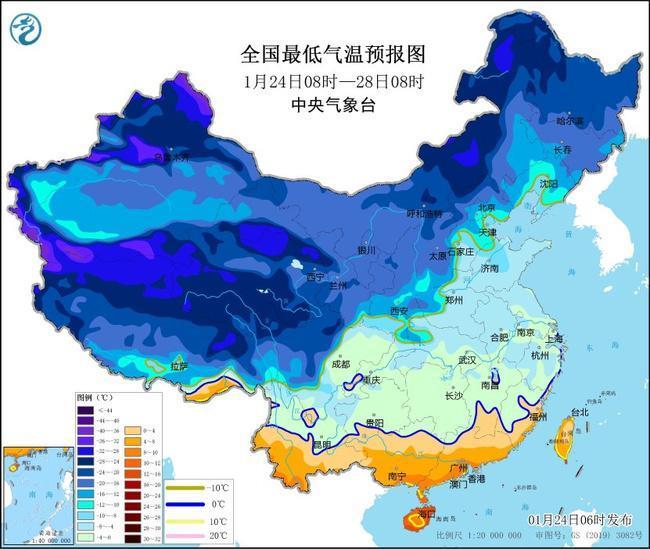 暴雪寒潮黄色预警来了 多地降温达14℃以上