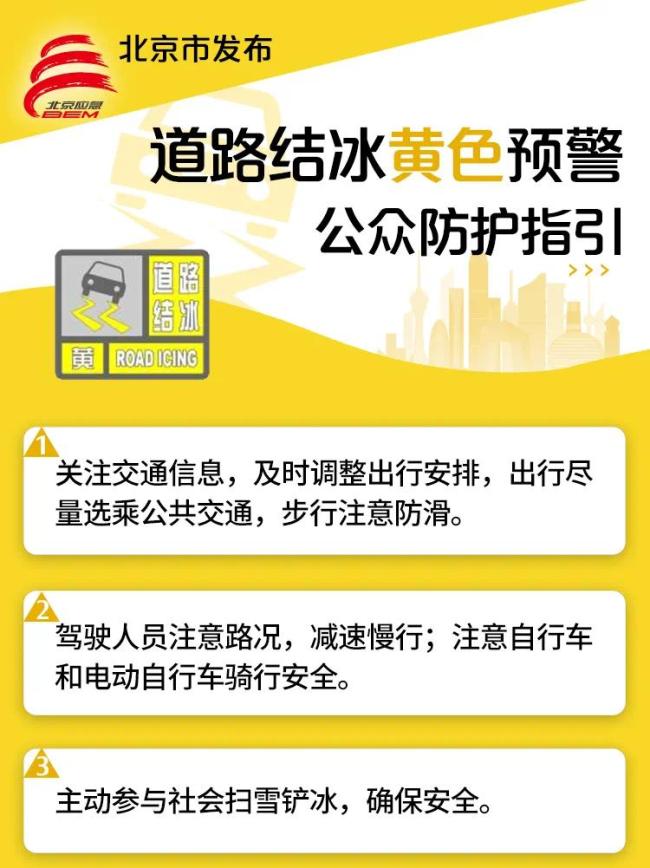 三預警齊發(fā),，氣溫驟降20℃！冰雪路面剎不住車怎么辦,？緊急措施保安全