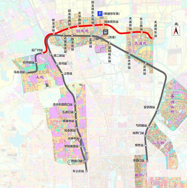 北京地鐵13號線力爭今年運營 9座新車站8座已封頂