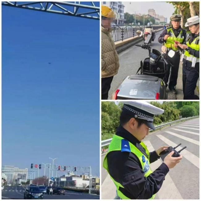 上海啟用無人機(jī)嚴(yán)查非機(jī)動車 高科技助力交通整治