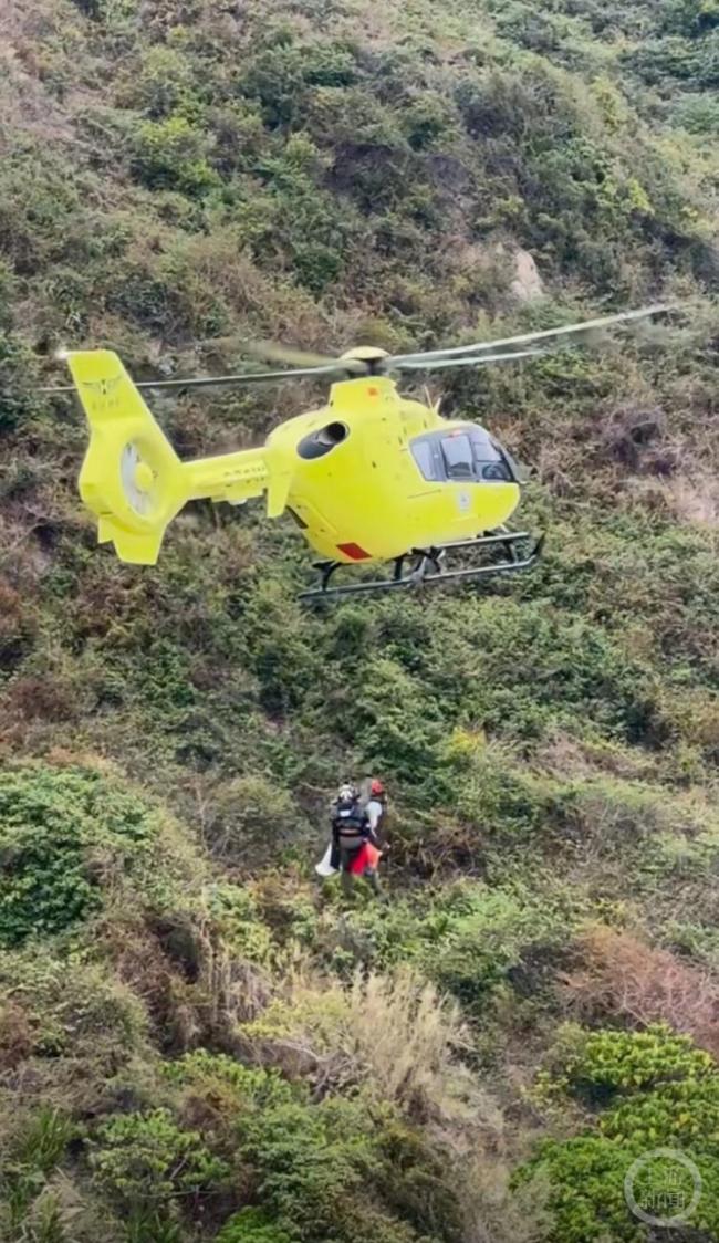 游客摔傷打120 叫來免費直升機