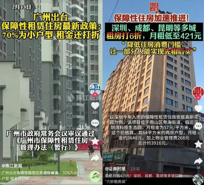 租金打“六折” 多城集體出手 保租房加速入市