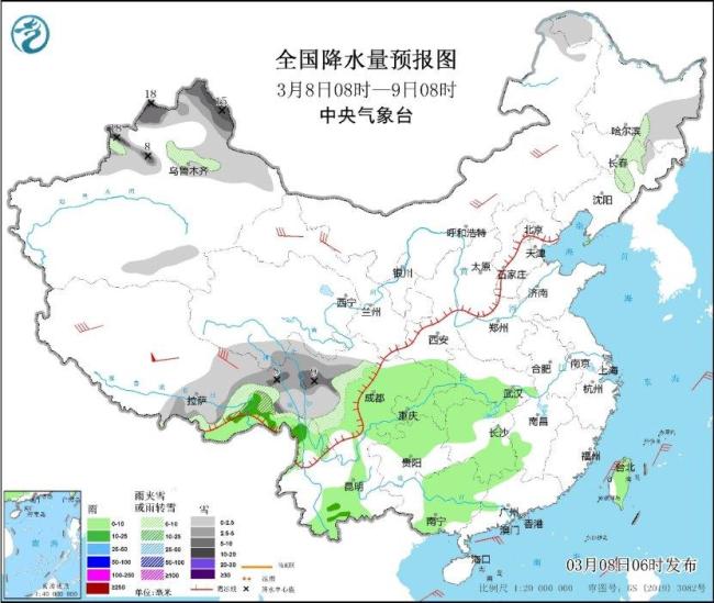 本周末全國(guó)大部地區(qū)氣溫回升 南方陰雨持續(xù)