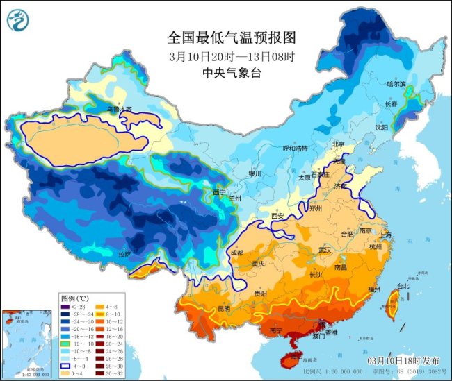 中央氣象臺發(fā)布大霧黃警和大風(fēng)藍(lán)警 多地需防范沙塵暴與寒潮影響