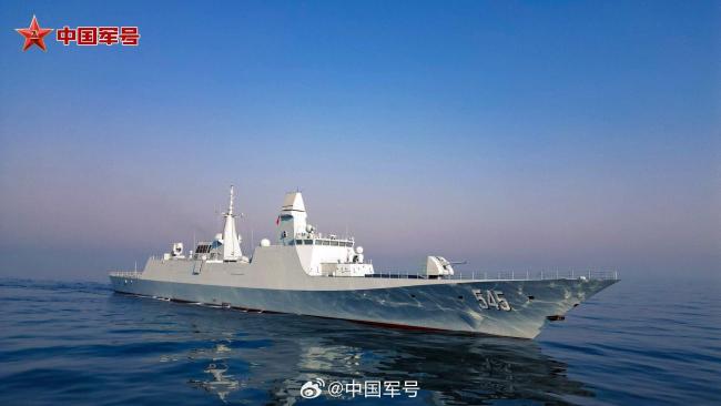 高清大圖！九圖帶你看漯河艦最新訓(xùn)練畫面