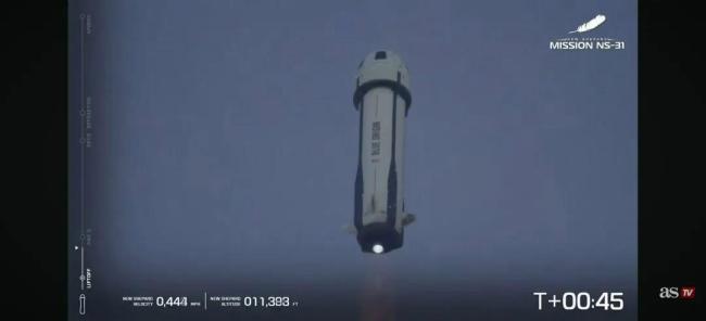 水果姐乘飞船上太空 全女性机组创历史