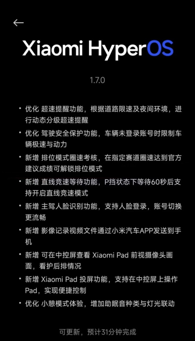 小米回應(yīng)SU7 Ultra限制最大馬力 需達成賽道成績解鎖
