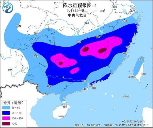 新一輪暴雨和強對流將影響廣東 9日起明顯降水再襲
