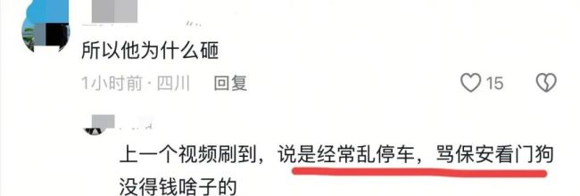 車主罵保安是“看門狗” 保安砸車 情緒失控的代價