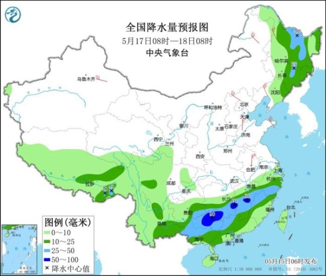 未來(lái)7天南方將有兩次較強(qiáng)降水過(guò)程 關(guān)注局地強(qiáng)降雨