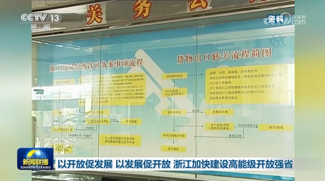 以開放促發(fā)展 以發(fā)展促開放 浙江加快建設(shè)高能級開放強省