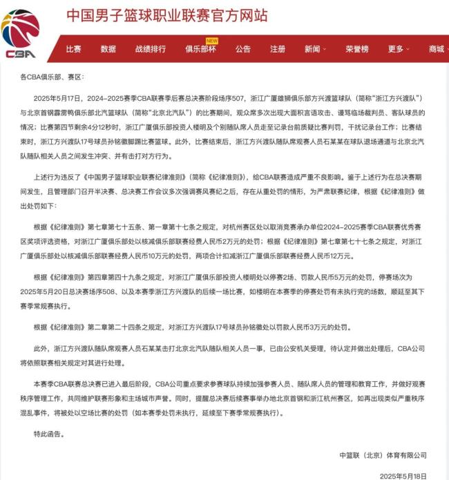 浙江廣廈首次加冕CBA總冠軍