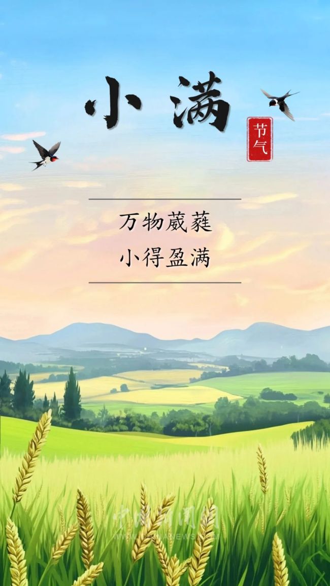 5月21日小滿,，朋友圈要這樣發(fā) 小得盈滿，幸福初盈,。