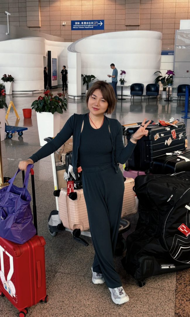 楊天真帶8個箱子開始留學生活 新旅程啟航