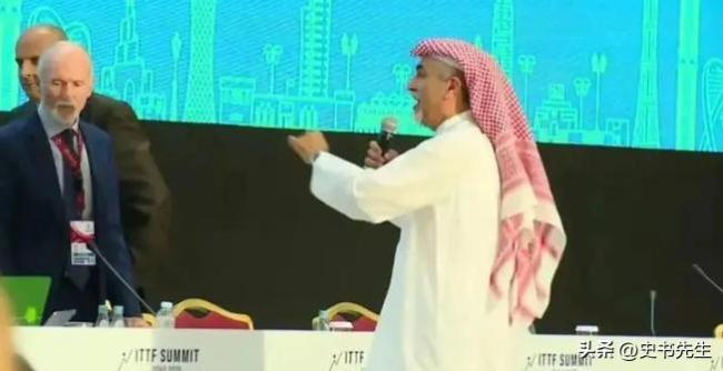新任國際乒聯主席誕生 現場多人抗議