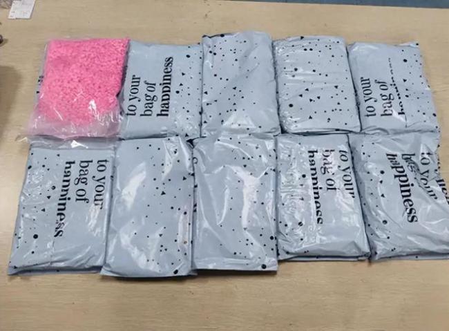 深圳海關(guān)查獲超18公斤搖頭丸