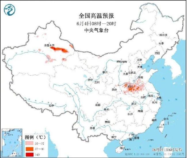 明起華北黃淮高溫范圍擴(kuò)大