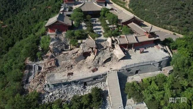山西一博物館部分建筑坍塌 無人員傷亡