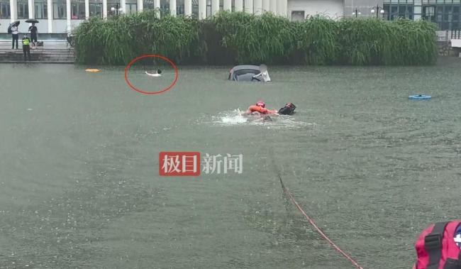 男子乘网约车面试被女司机送进湖里 紧急救援成功脱险