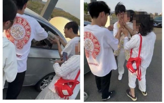 女童被困車(chē)內(nèi)三少年破窗救人 高溫下的生命救援